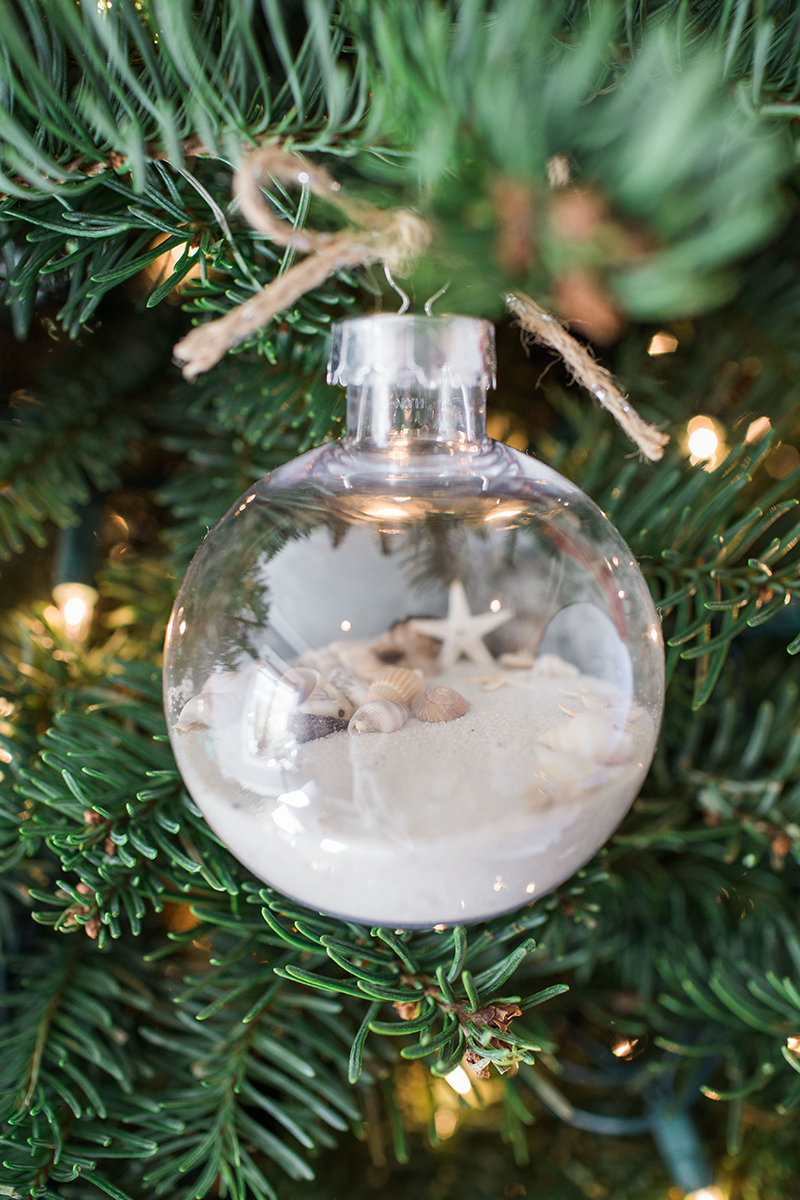 DIY Beach Ornaments to hang on your tree this Christmas