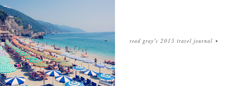 Gray Malin Italy Travel Journals