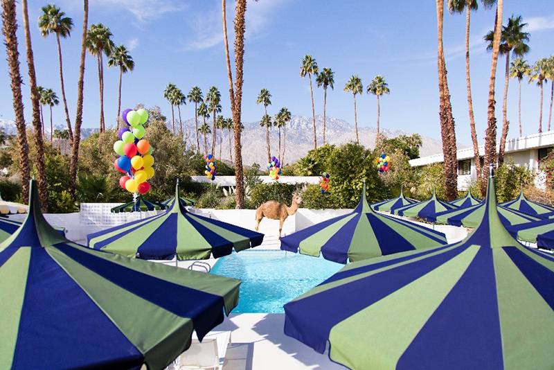 Fun In The Sun print by Gray Malin | the best 3-day weekend getaways, Palm Springs