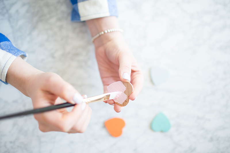 How to make DIY Conversation Heart Drink Stirrers