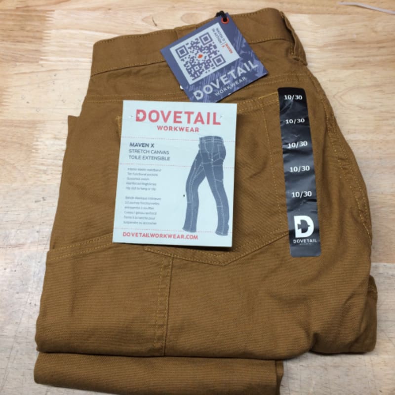 Dovetail Workwear - Maven X Work Pants Saddle Brown Canvas