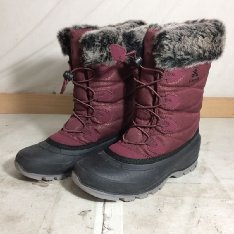 Womens burgundy outlet winter boots