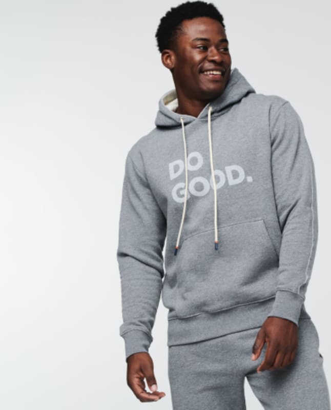 Men's Organic Pullover Hoodie - Grey