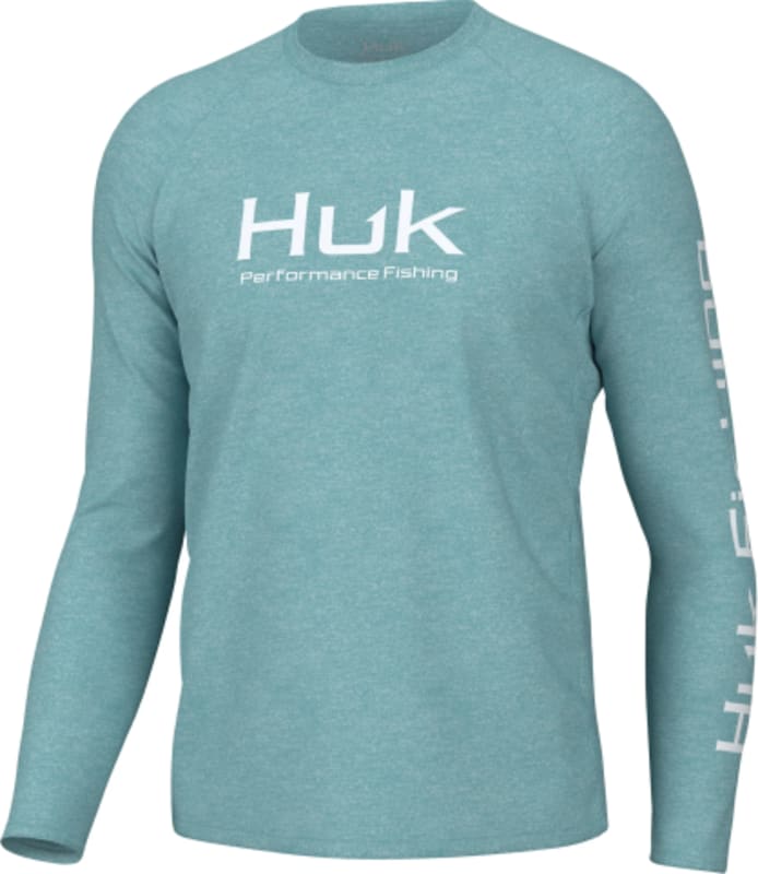 Huk Pursuit LS Heather Men's Tech Shirt