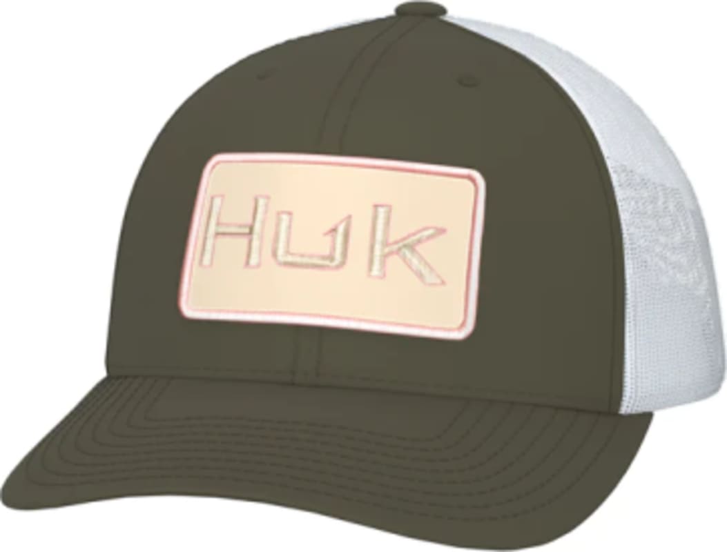 Huk Solid Patch Logo Trucker Cap for Ladies