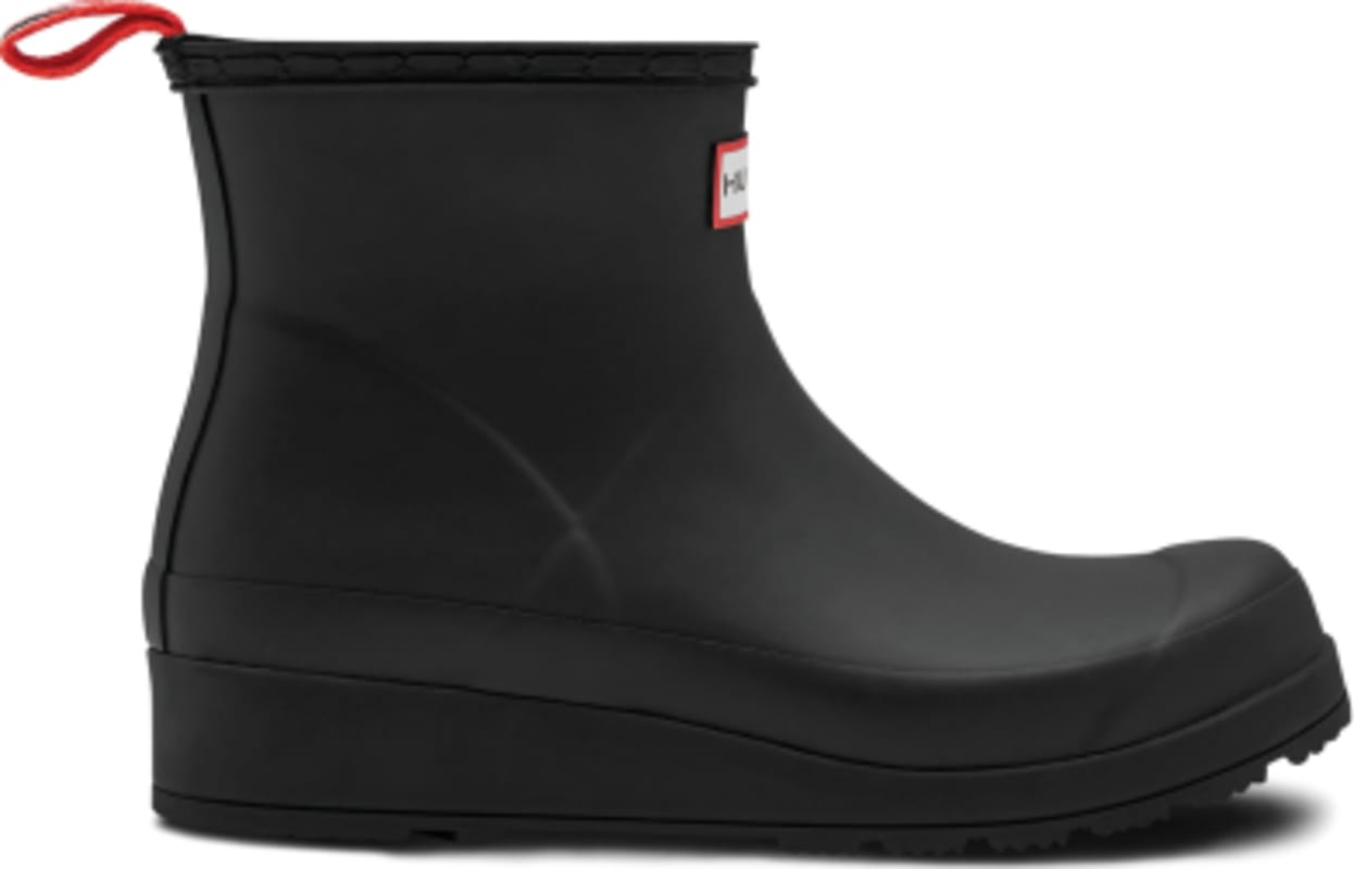 Hunter rain boots short matte black new arrivals