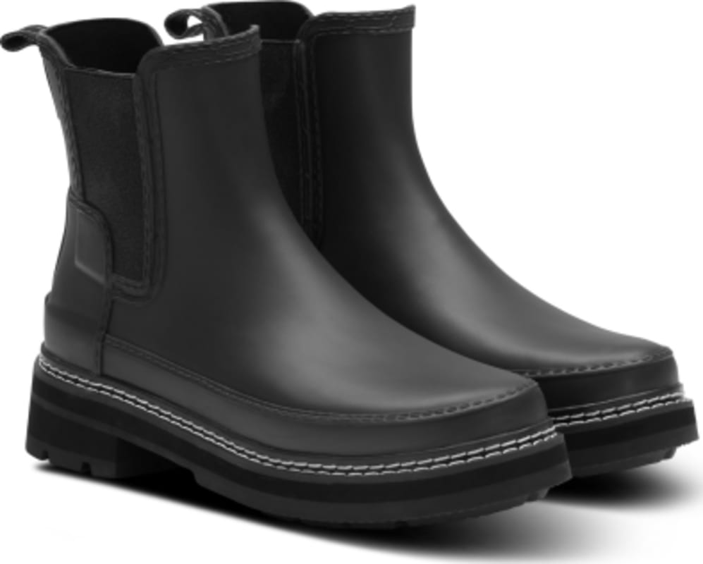 Hunter refined boots navy discount