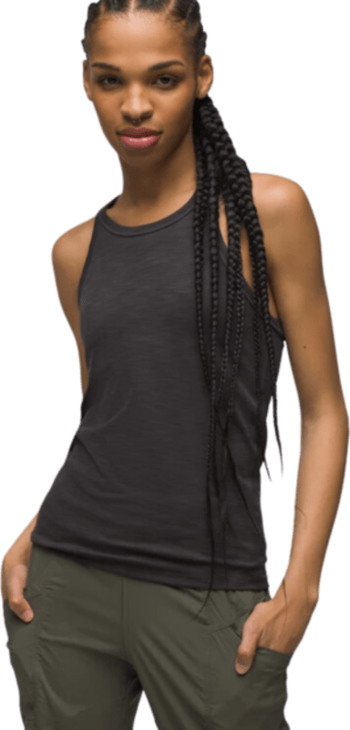 prAna Becksa Tank in Solid Black