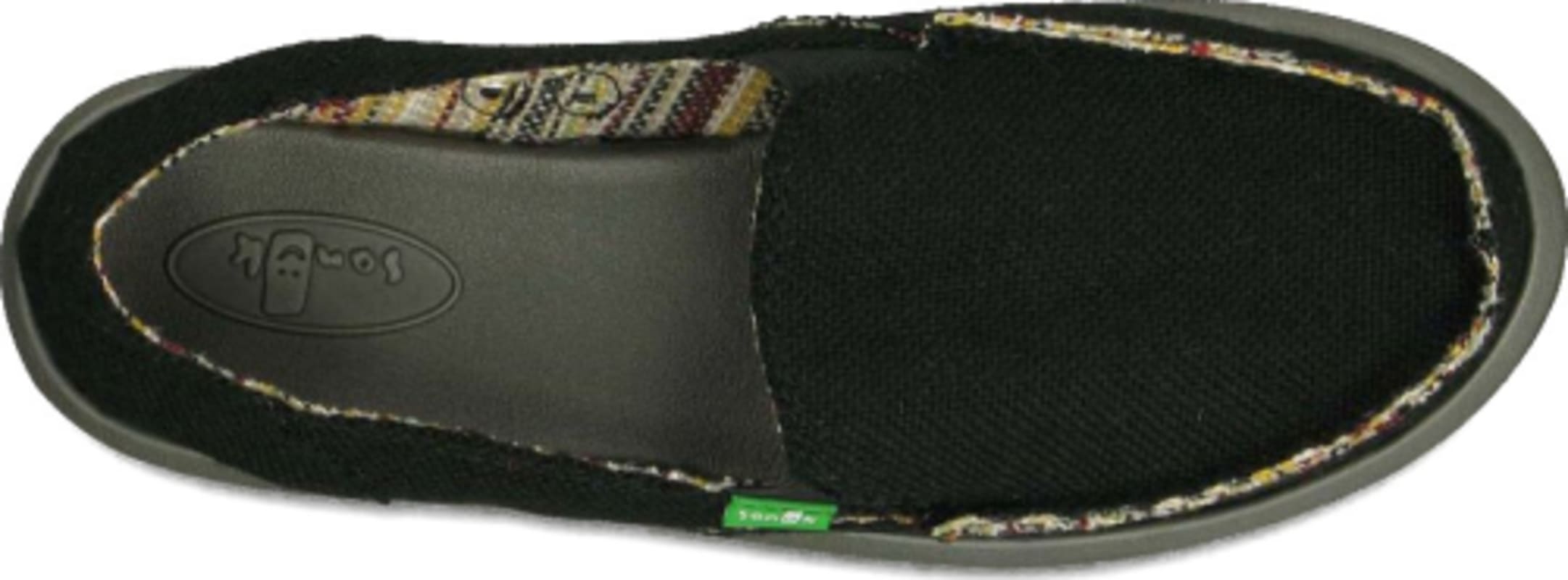 Sanuk Donna Hemp Black