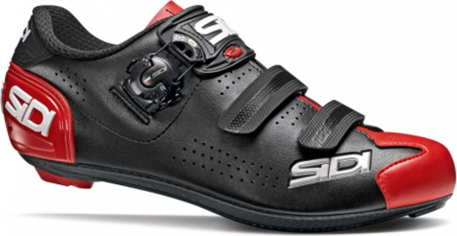 Sidi Alba 2 Men's Road Bike Cycling Shoes, Black/Red, Size 41 