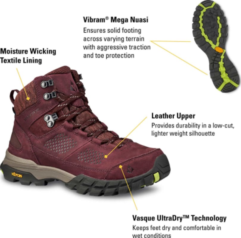 Vasque Women's Hiking Boot Talus AT UltraDry Women's Mid Hiking