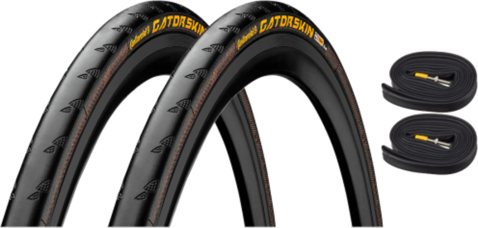 Continental Gatorskin Fold 700 X 28 Pair with 2 60mm 25 32 Tubes