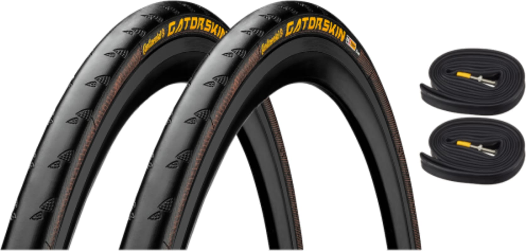 Continental Gatorskin Fold 700 X 32 Pair with 2 60mm 25 32 Tubes