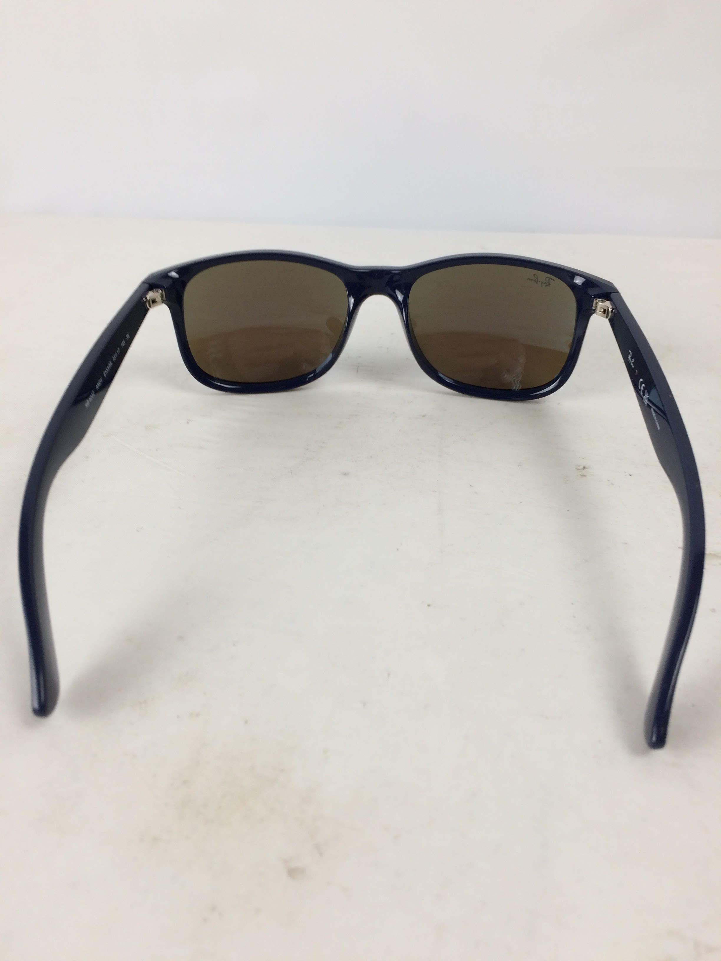 Ray-Ban Andy Sunglasses, Matte Blue Frame, Blue Mirror Lens, 55mm ...