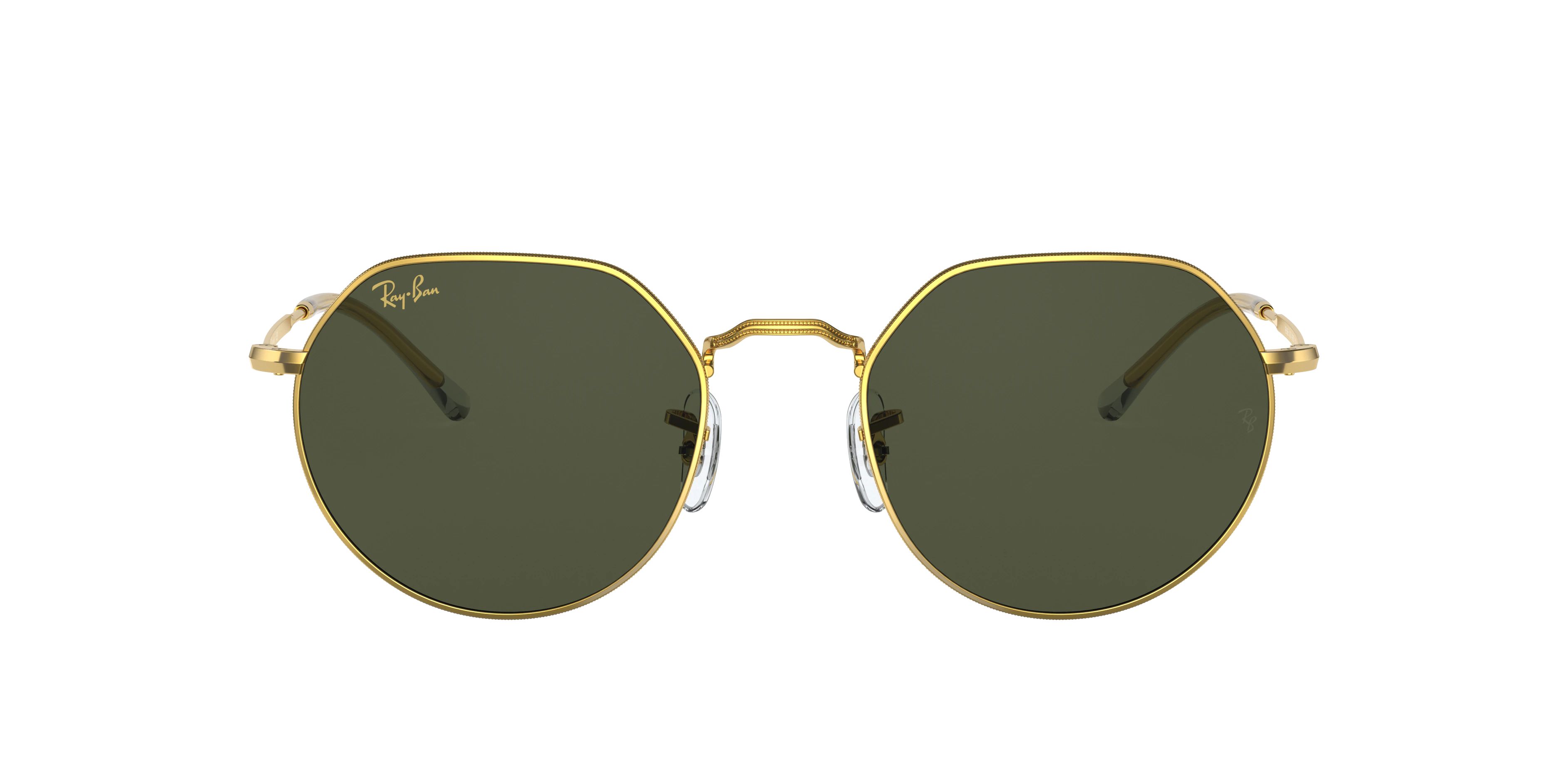 Ray-Ban Jack Sunglasses, Legend Gold Frame, G-15 Green Lens, 53mm ...