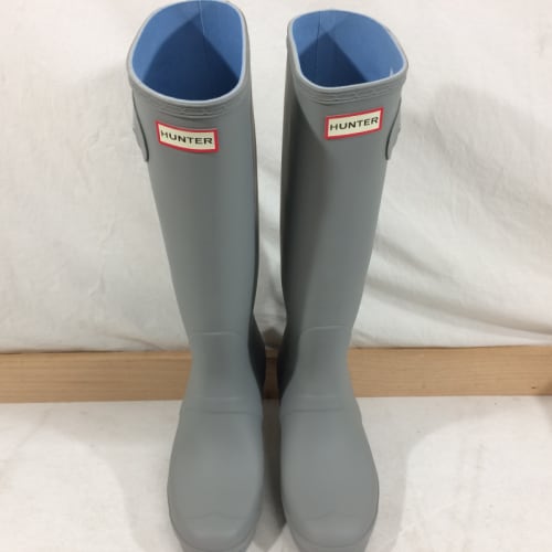 Hunter Original Tall Matte Women s Casual Boots Tundra Grey Size 10 Great Lakes Outpost