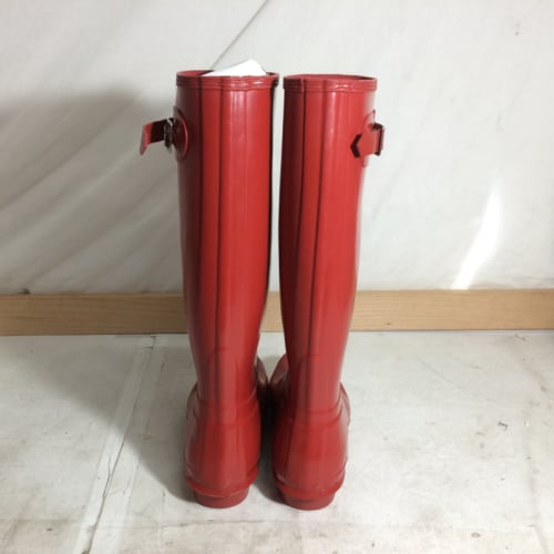 Hunter original tall gloss rain boots military red online