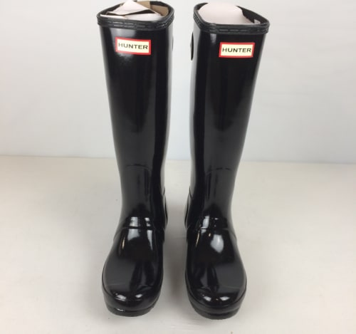 Hunter Tall Back Adjustable Gloss Women s Boots