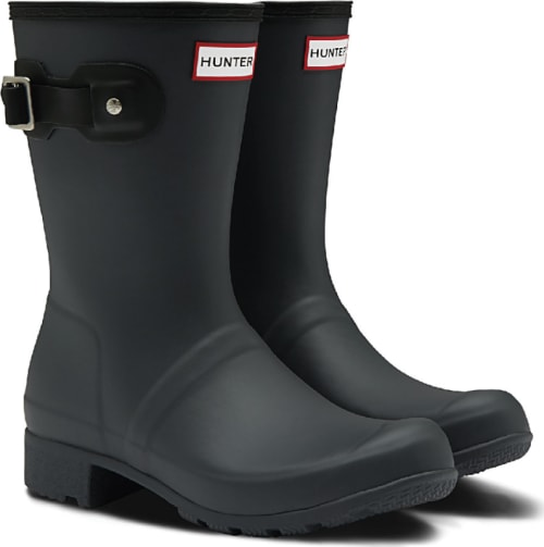 Hunter matte rain boots top