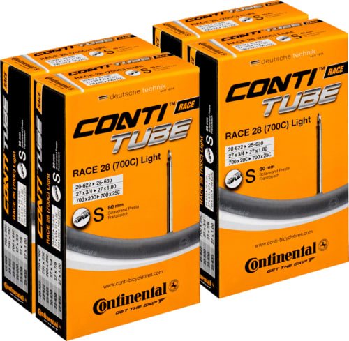 Continental 4 Pack Tube 700 x 20 25 Pv 80mm Great Lakes Outpost