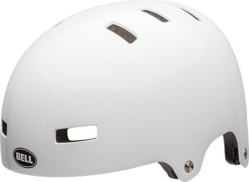 BELL7078871-bell-local-bmx-skate-helmet-gloss-white-front-left