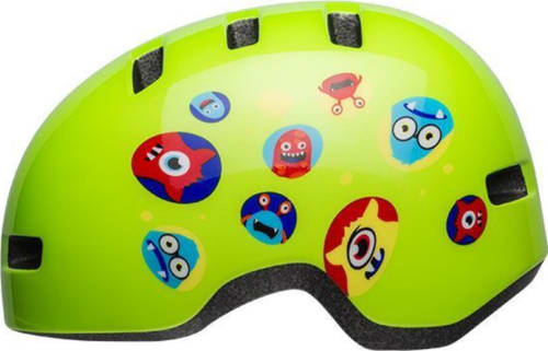 BELL7104359-bell-lil-ripper-child-bike-helmet-monsters-gloss-green-left