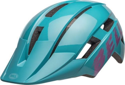 BELL7116445-bell-sidetrack-ii-child-youth-bike-helmet-buzz-gloss-light-blue-pink-front-left