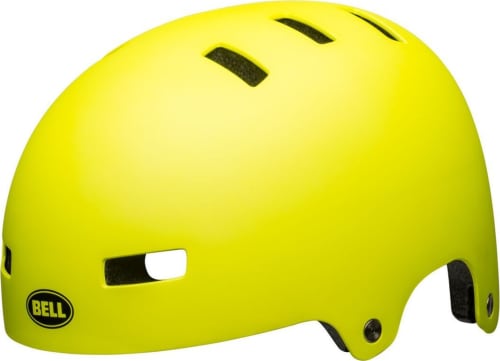 BELL7129014-bell-local-bmx-skate-helmet-matte-hi-viz-front-left