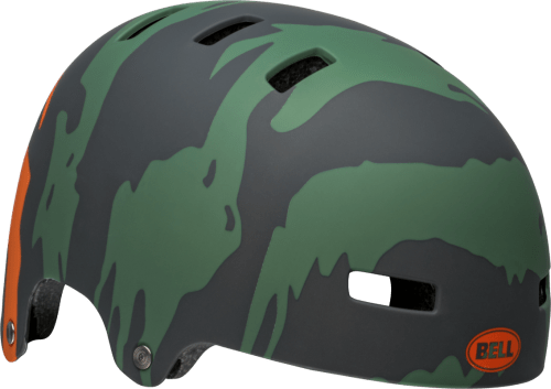 BELL7158297-bell-span-bmx-skate-bike-helmet-ravine-matte-green-orange-front-right