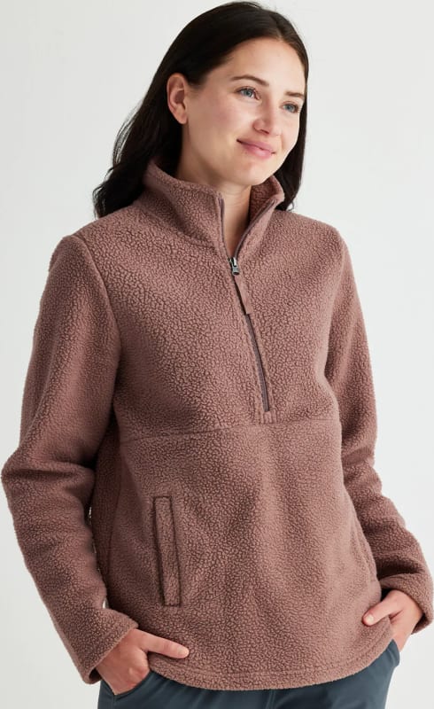 FRFLWSHZ617L-sherpa-fleece-half-zip-canyon-women-1