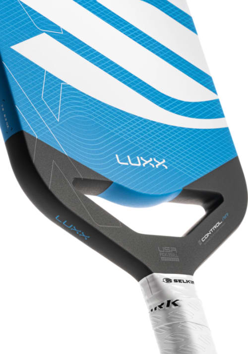 SELK9137-PDP-Selkirk-LUXX-Infinigrit-Pickleball-Paddle-Control-Air-Invikta-Blue-04-Throat-Angle