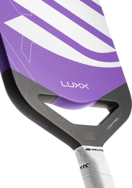 SELK9138-PDP-Selkirk-LUXX-Infinigrit-Pickleball-Paddle-Control-Air-Invikta-Purple-04-Throat-Angle