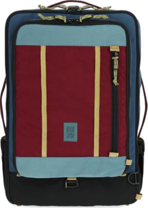 TODE932420487000-S24-U-Global-Travel-Bag-40L-DarkDenimBurgundy-931220487-Front-1
