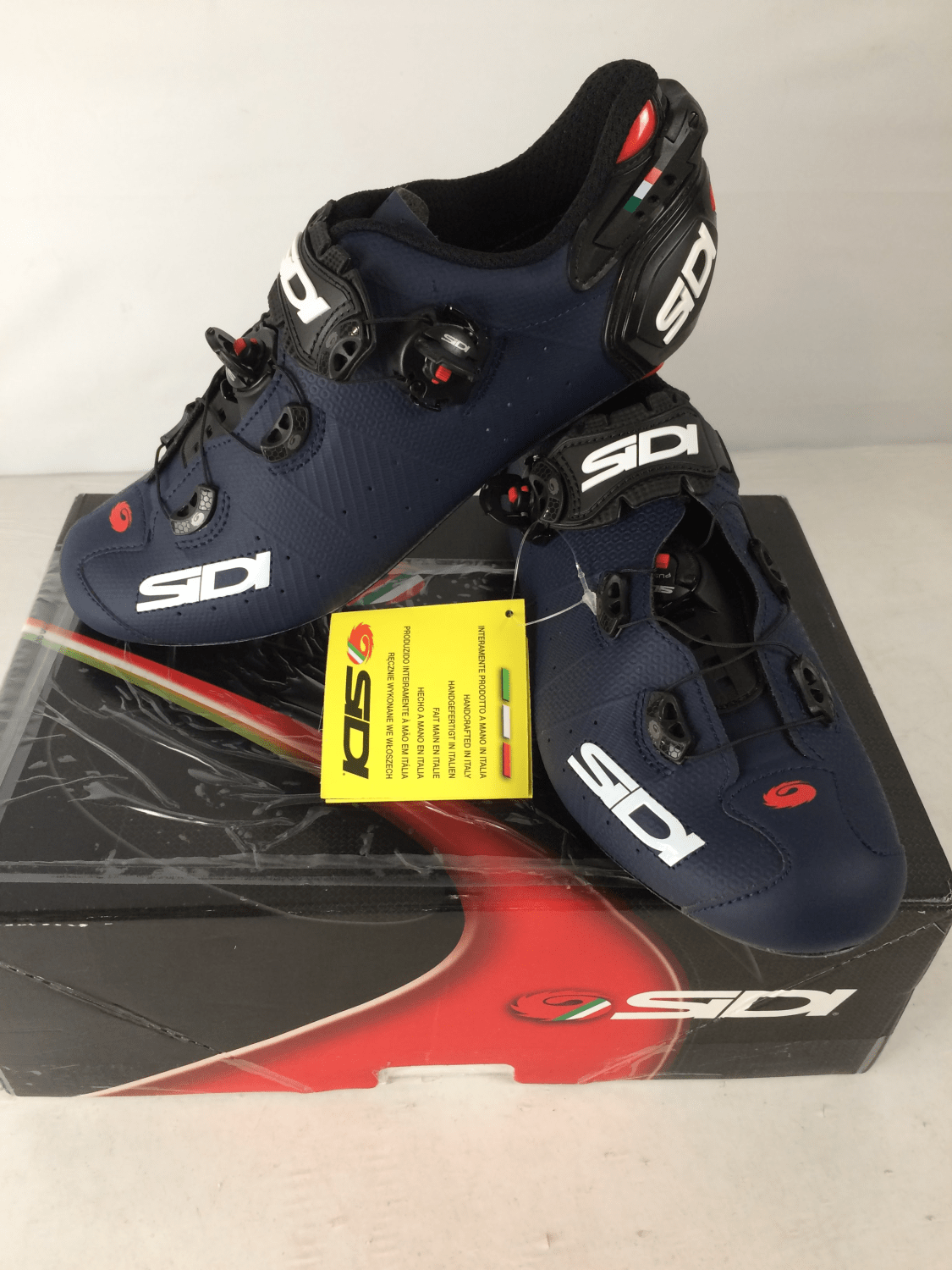 Open Box Sidi Wire 2 Men's Road Cycling Shoes, Matte Blue/Black, M42
