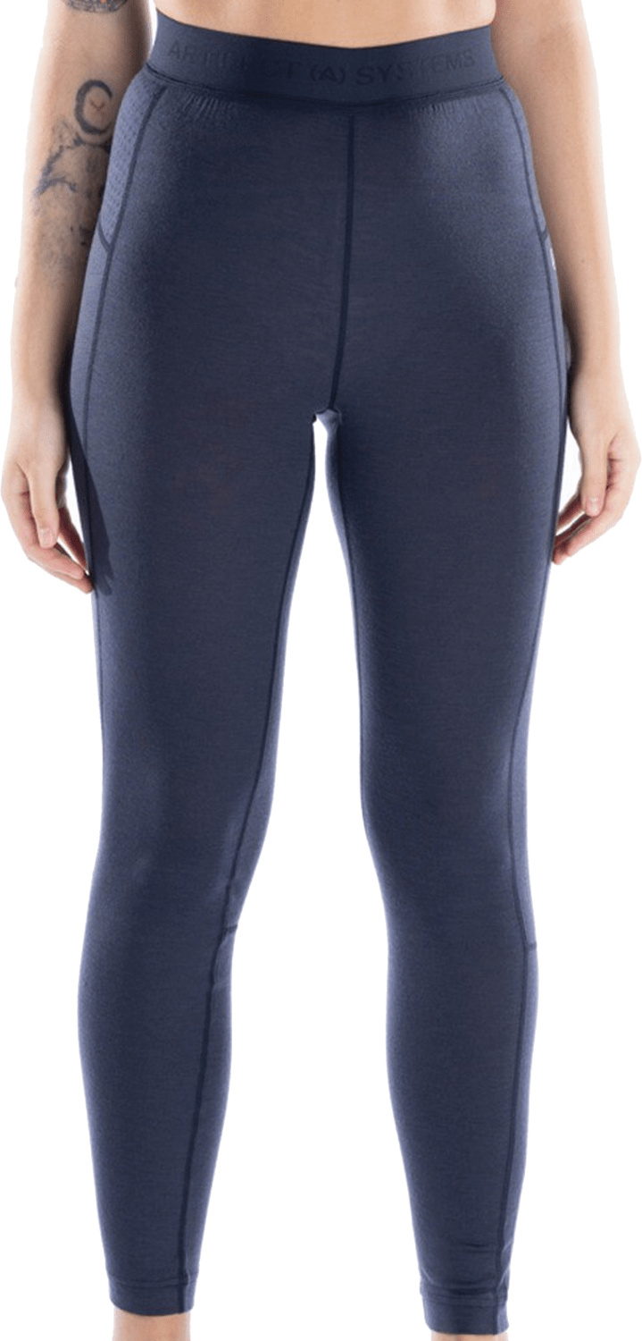 Women's 125gsm Merino Base Layer Legging Dusk Blue