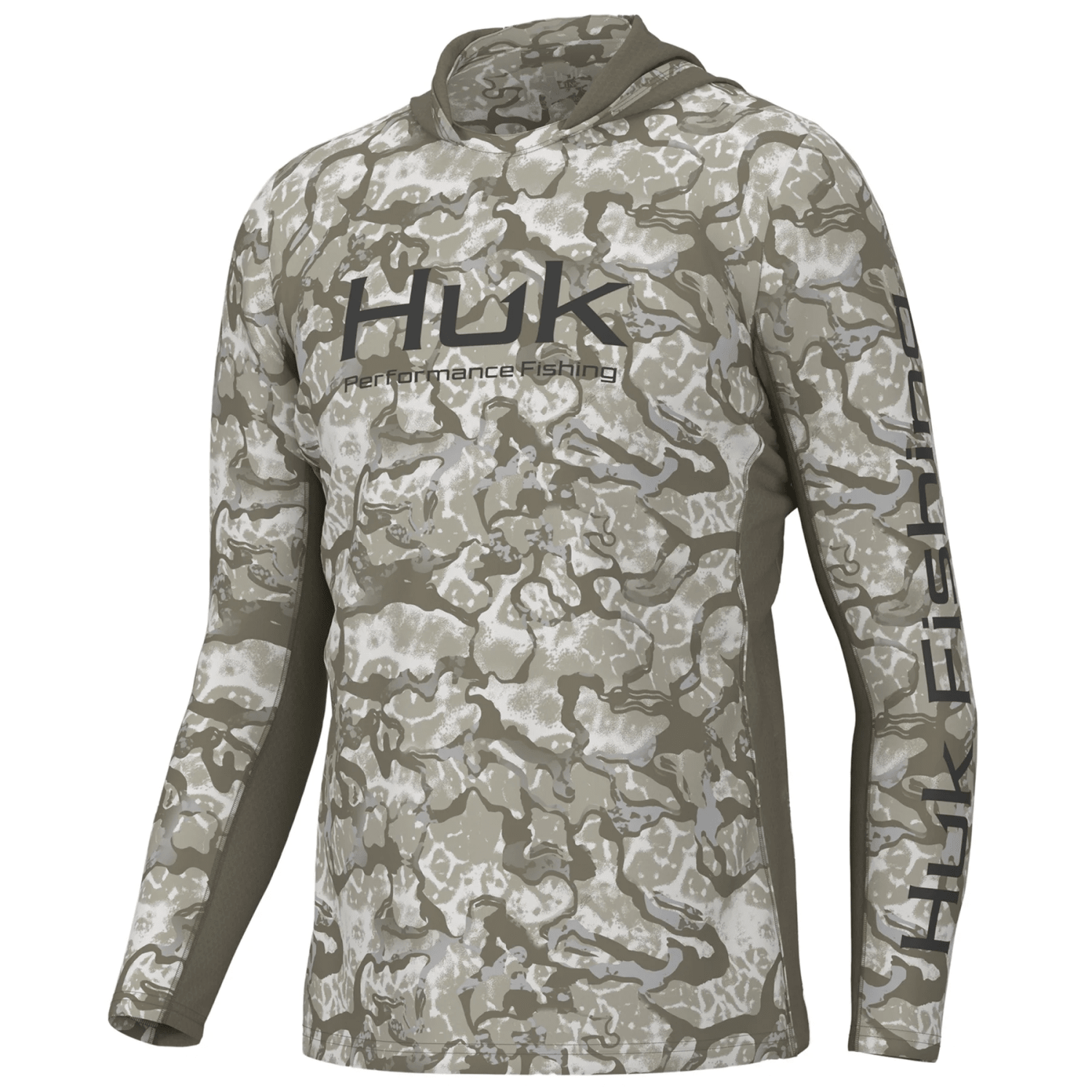 Huk Men's Icon X Hoodie  Fishing Shirt with +50 UPF Sun