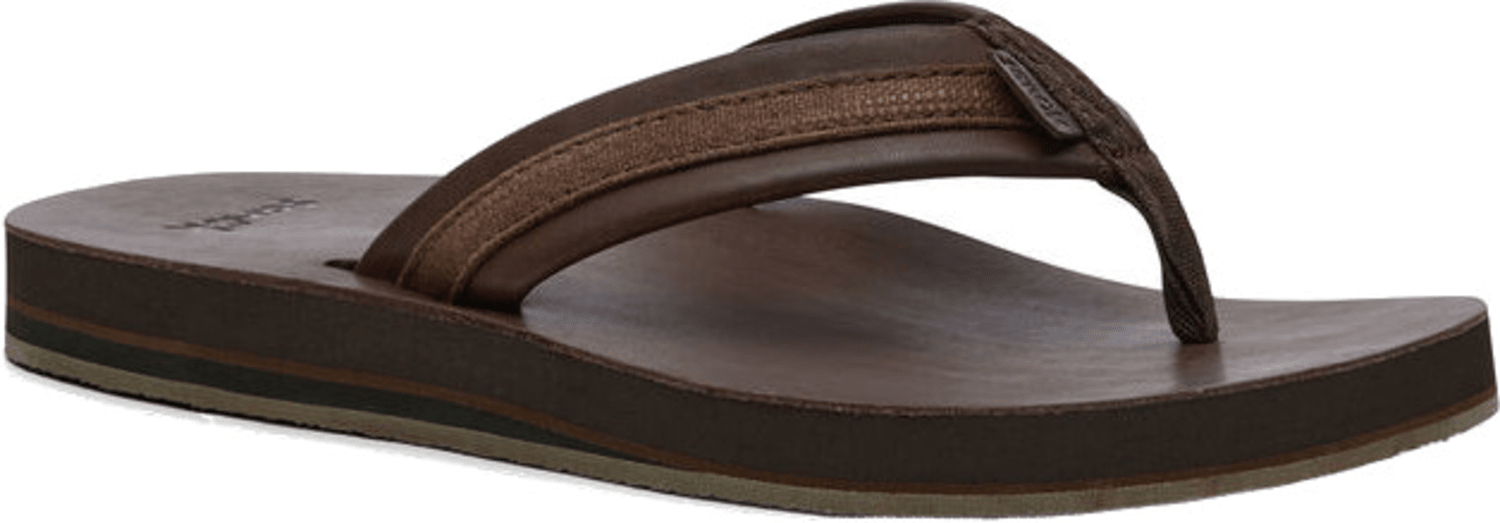 Men's Hullsome Leather Flip-Flop Sandals