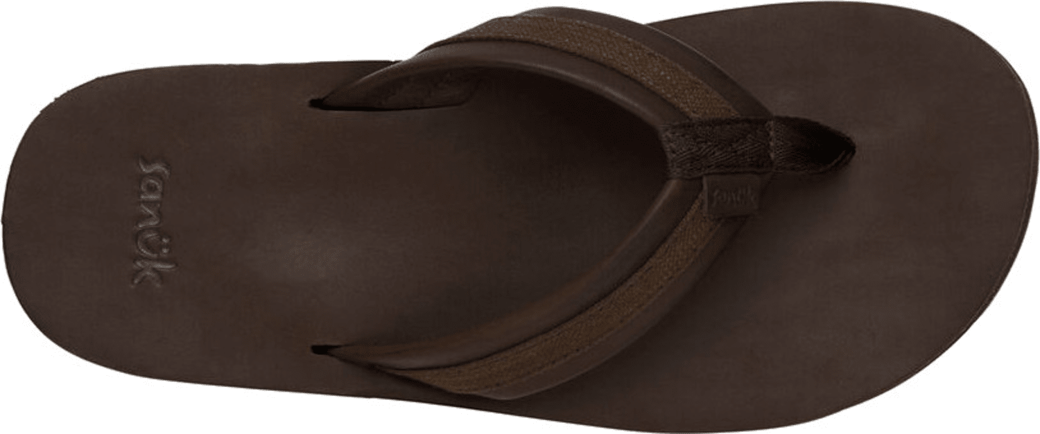 Murdoch's – Sanuk - Men's Hullsome Leather Soft Top Sandal