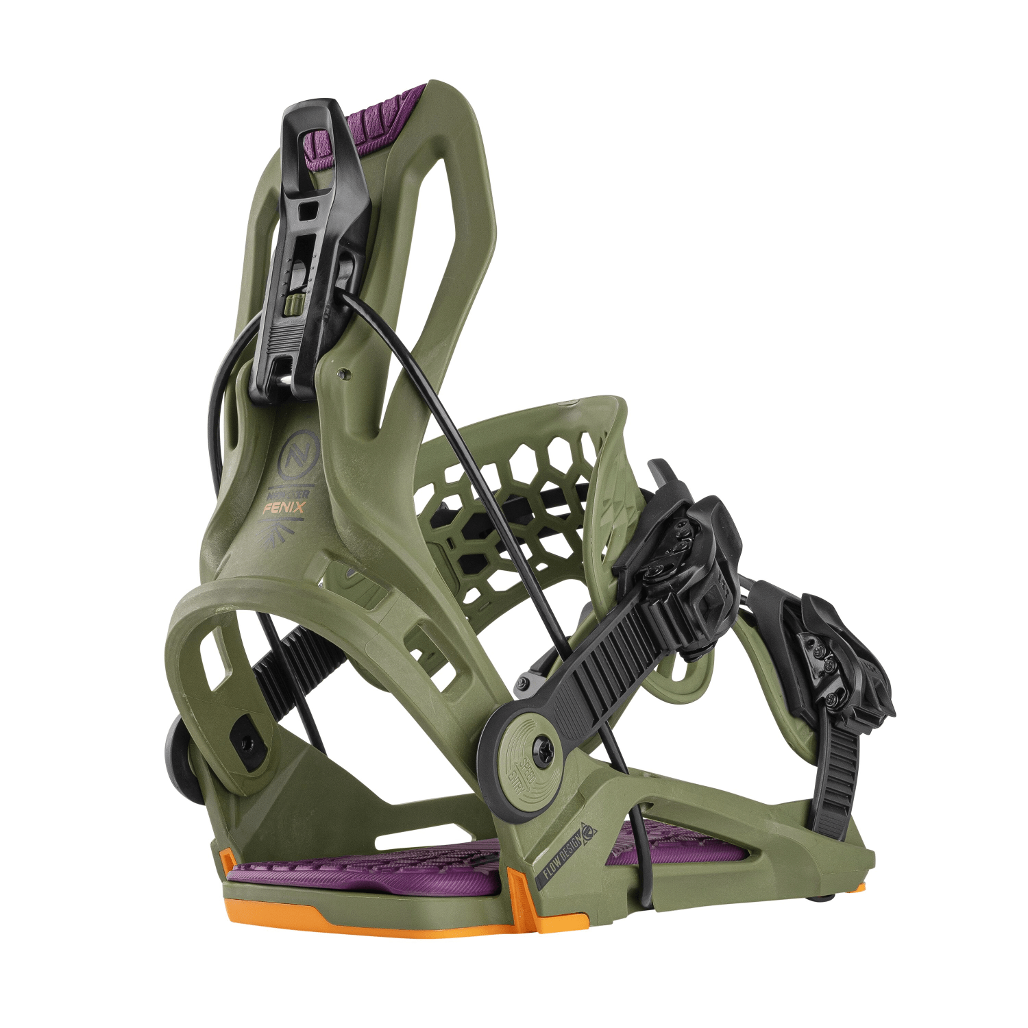 Nidecker Flow Fenix Fusion Men's Rear Entry Snowboard Bindings