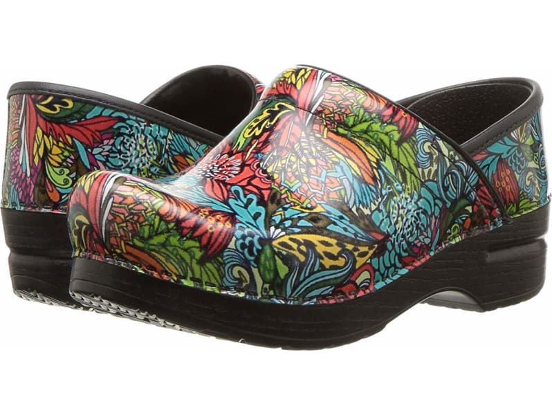 dansko deco floral patent