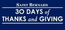 St. Bernard 30 Days of Thanks and Giving 2021