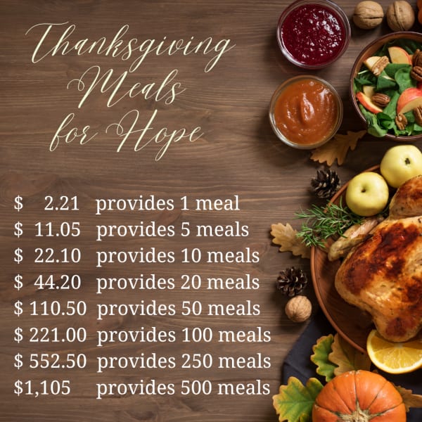 2022 Thanksgiving Meals For Hope hopeforthanksgiving 2022-thanksgiving-meals-for-hope-hopeforthanksgiving