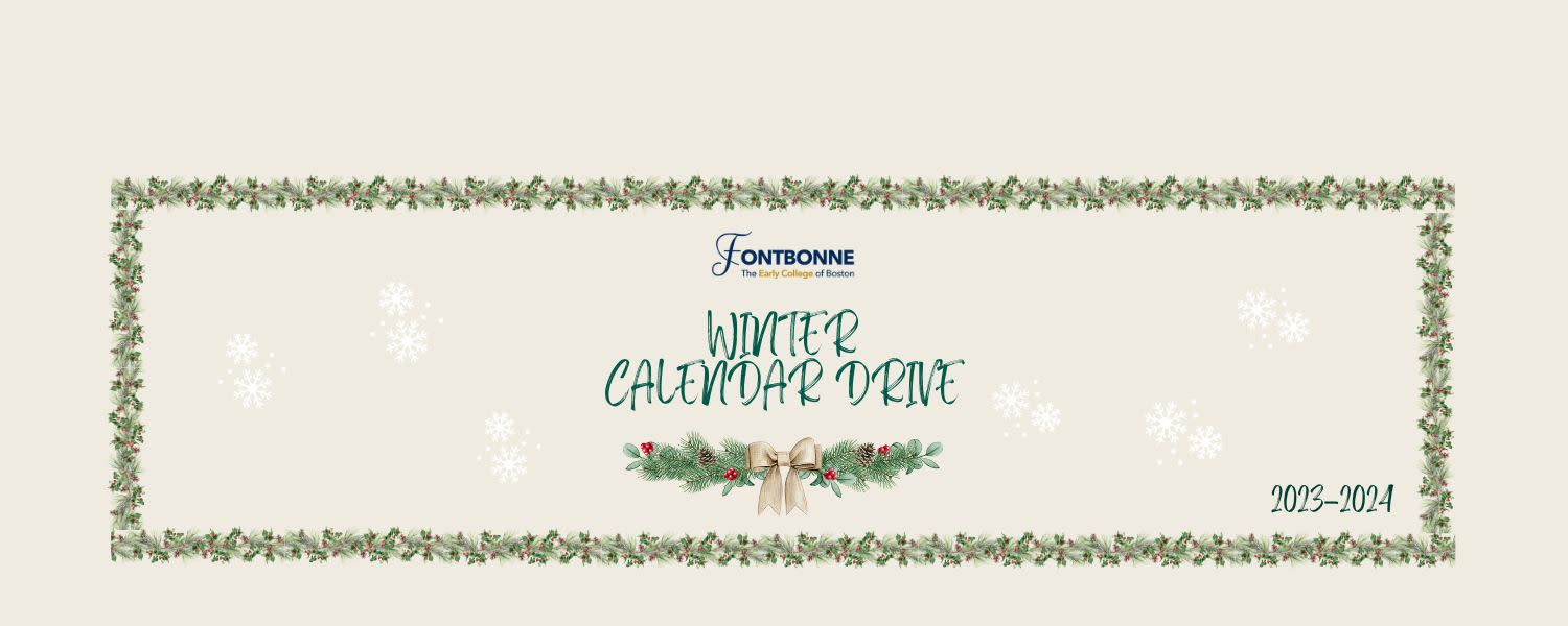 Fontbonne 20232024 Winter Calendar Drive