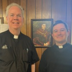 Monsignor Andrew Baker with Father Civitella at St. Thomas More (Allentown)