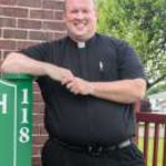 Father Hoffa at Holy Guardian Angels Parish (Reading)