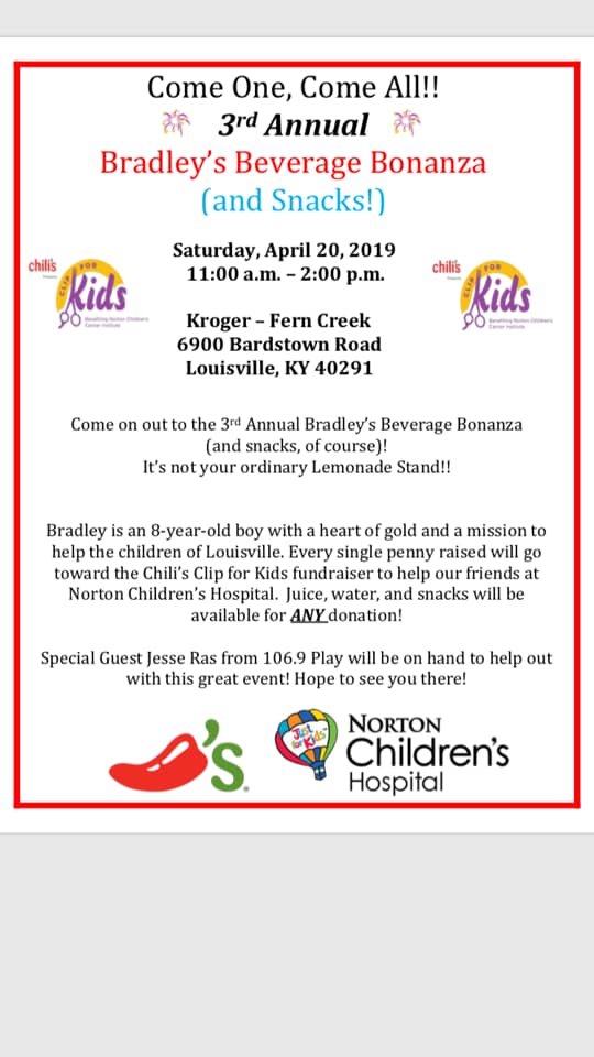 3rd annual bradley s beverage bonanza and snacks onecause peer to peer social fundraising