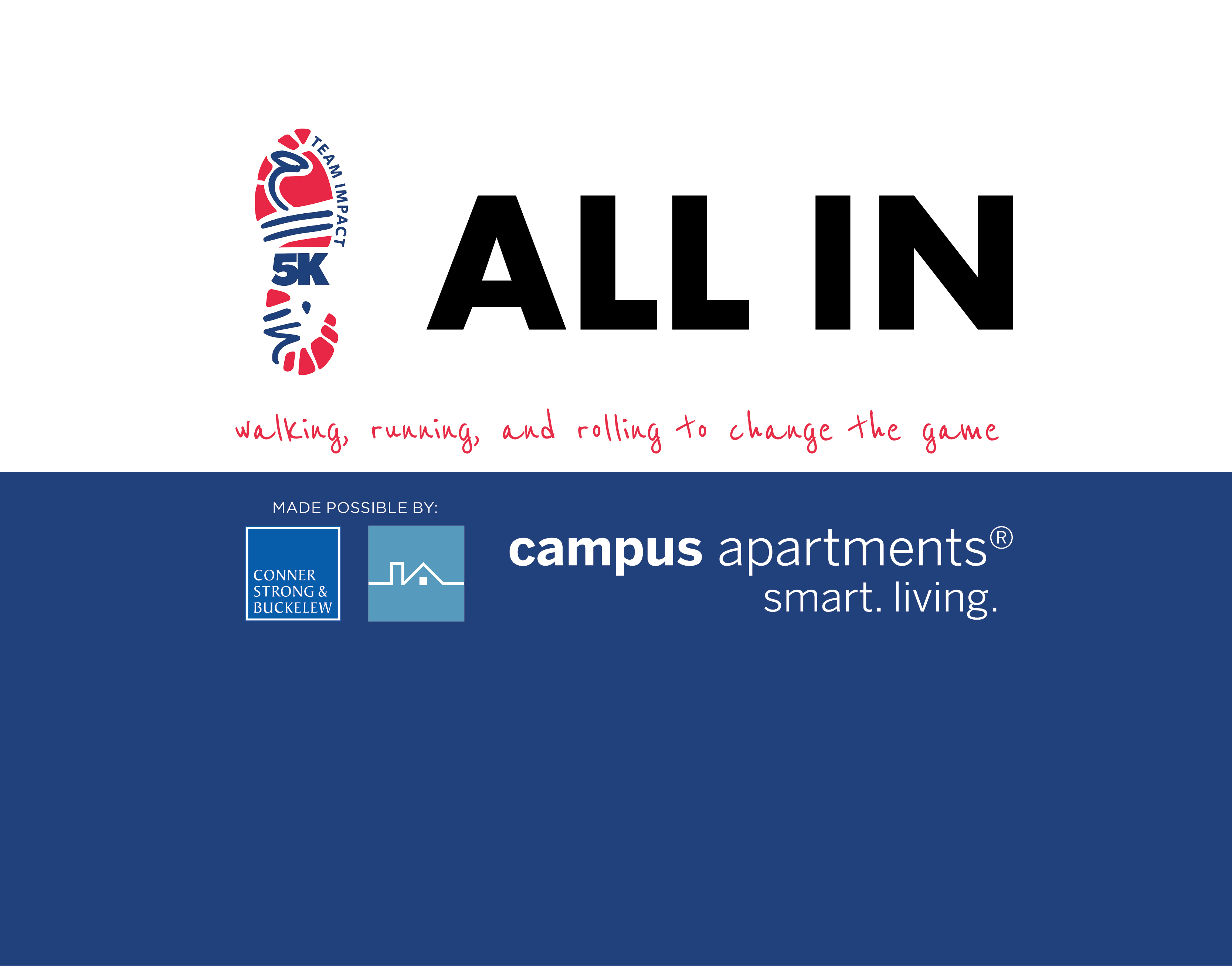 2023 Team IMPACT All In 5k Campus Apartments