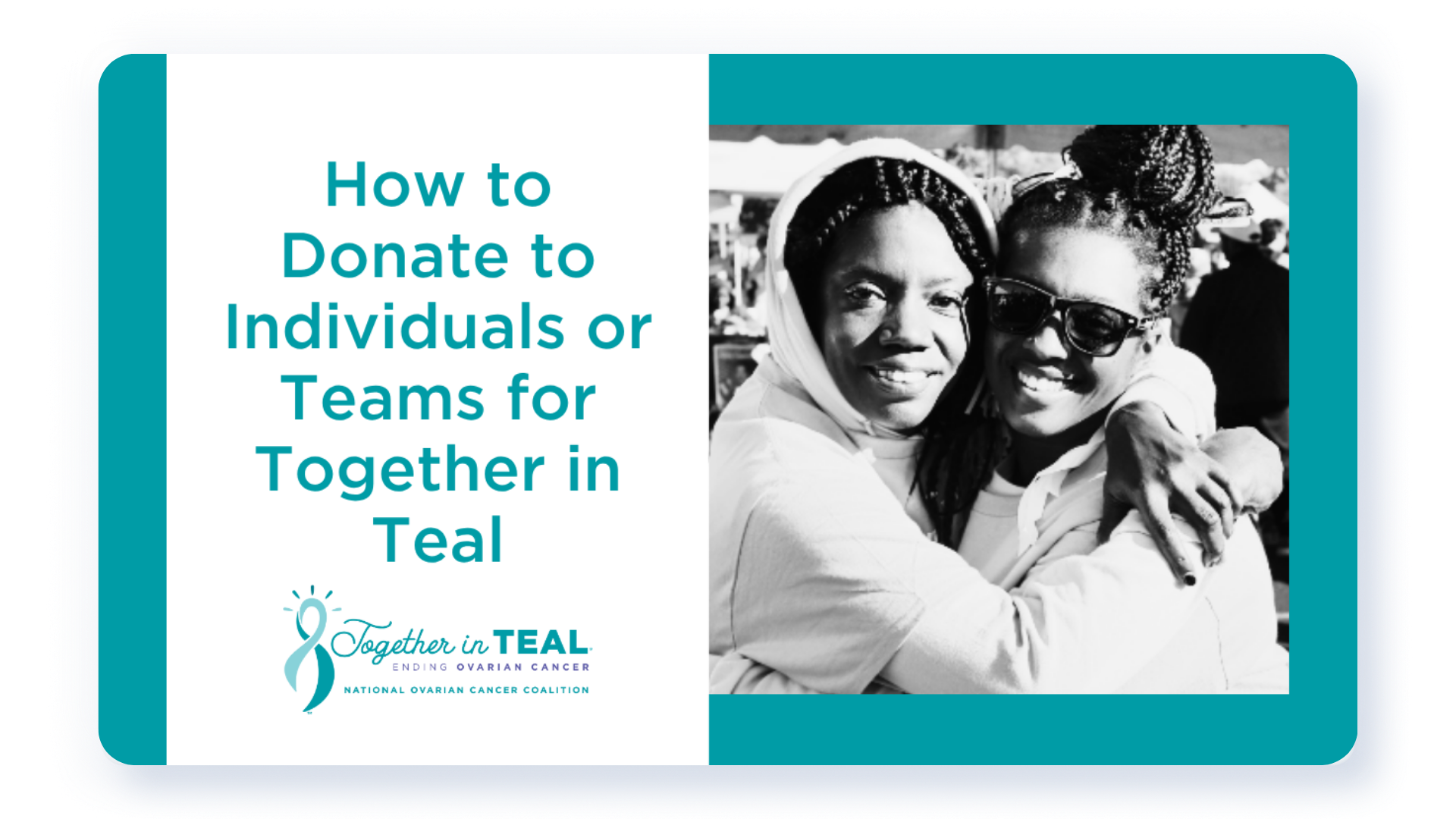 How to Donate to Individuals or Team for Together in Teal