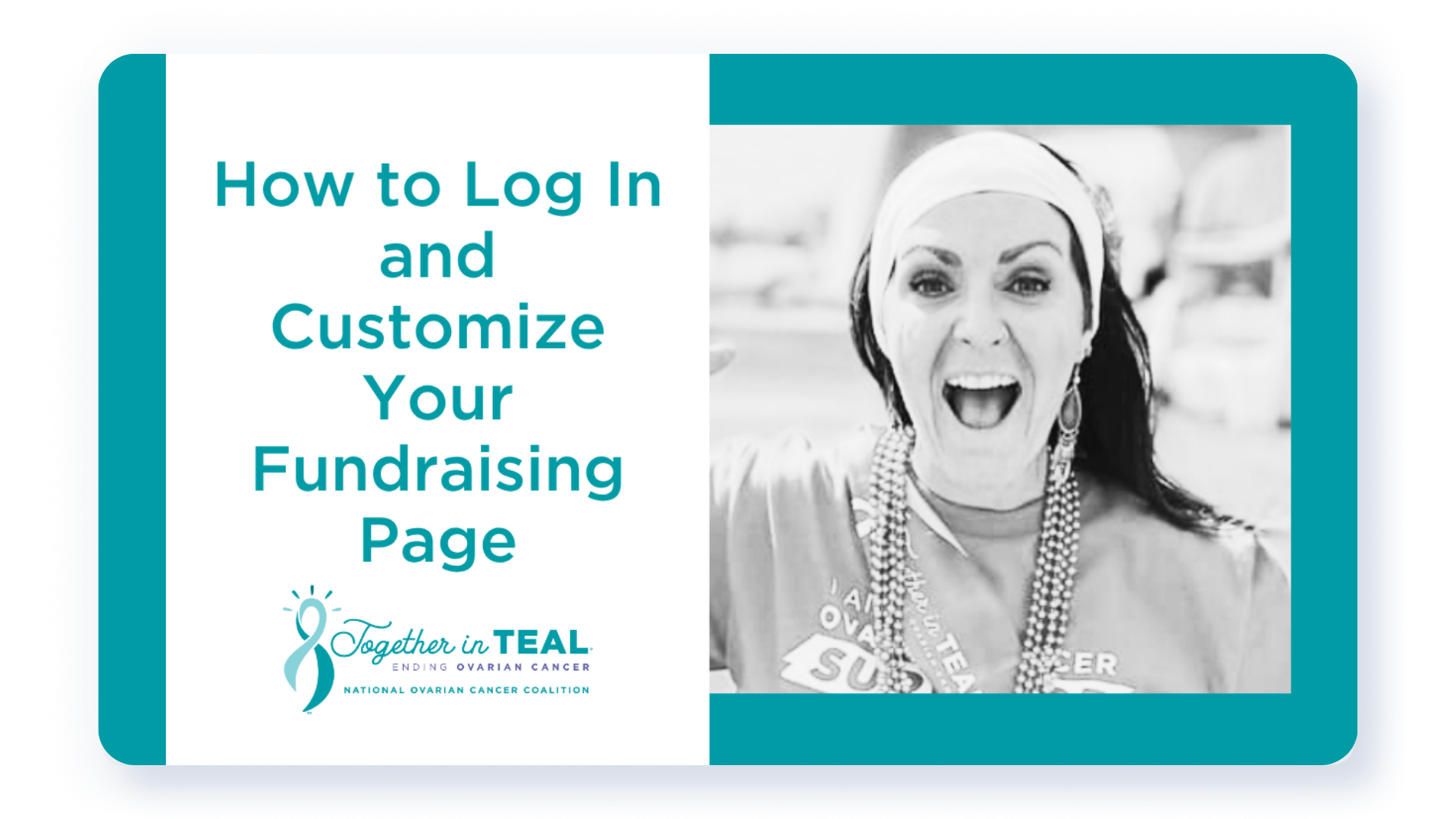 How to Log in and Customize your fundraising page