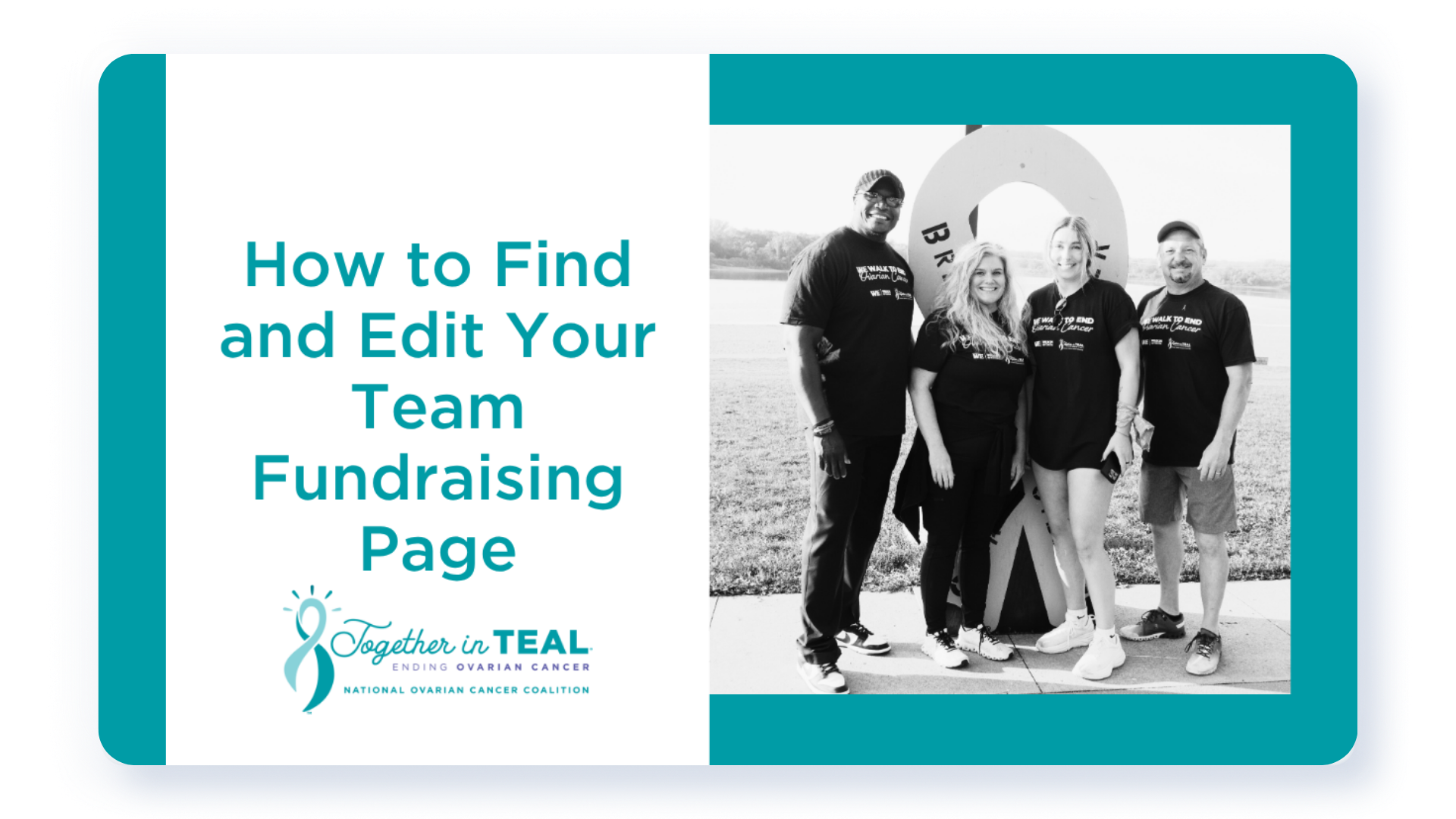 How to find and edit your Team Fundraising Page